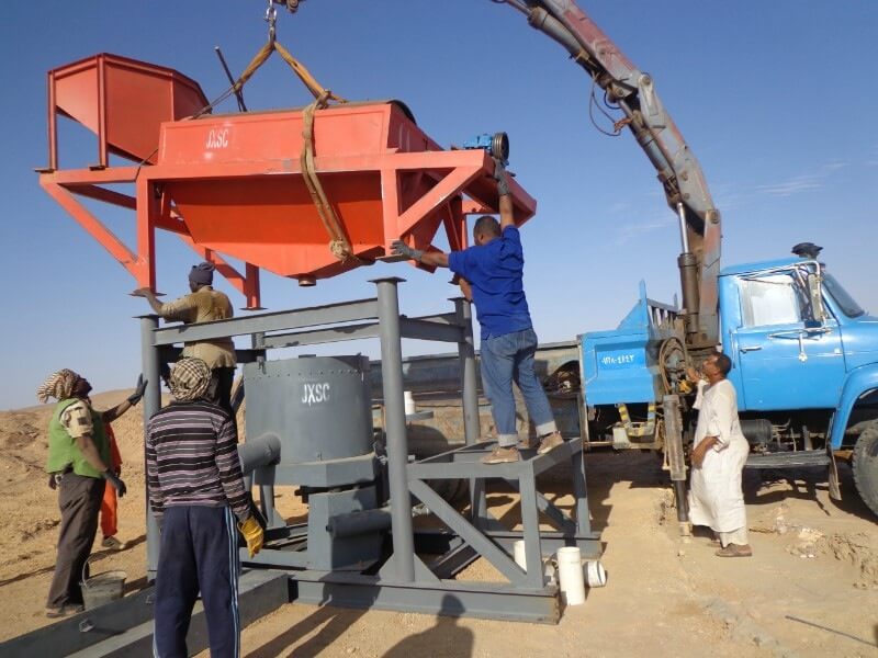 Sudan 25TPH Alluvial Gold Washing Plant