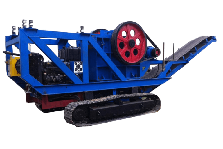 mobile jaw crushing plant