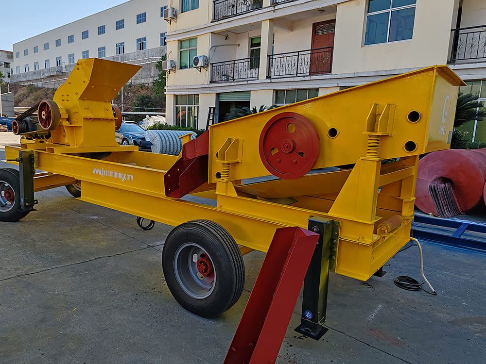 mobile hammer crusher