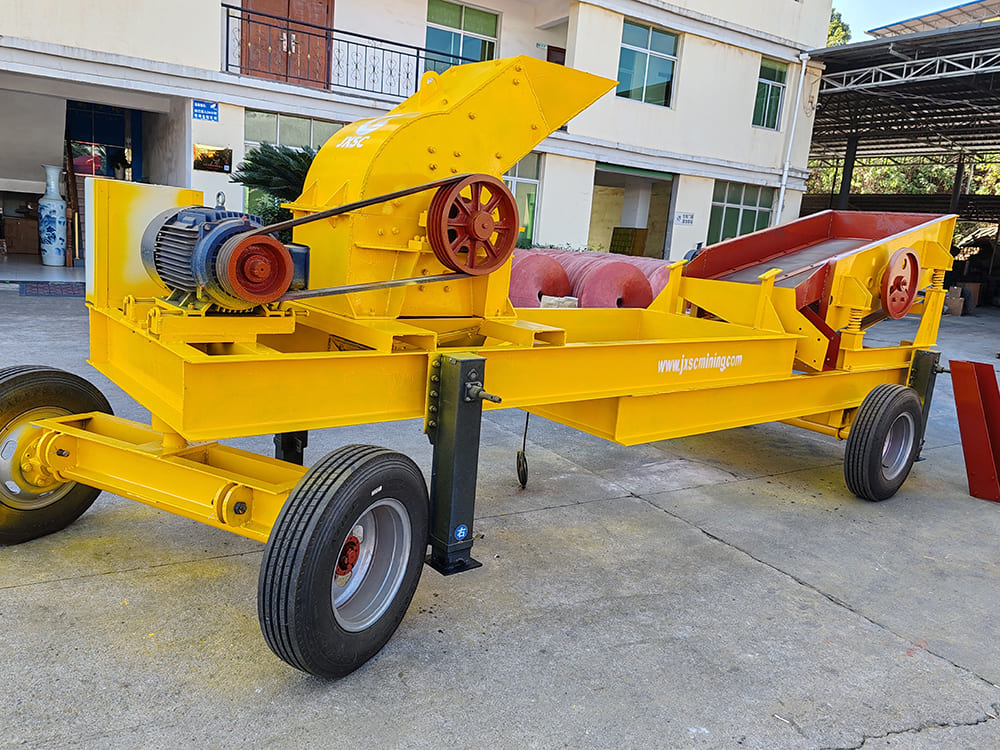 mobile hammer crusher