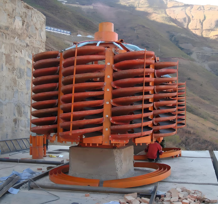 spiral chute