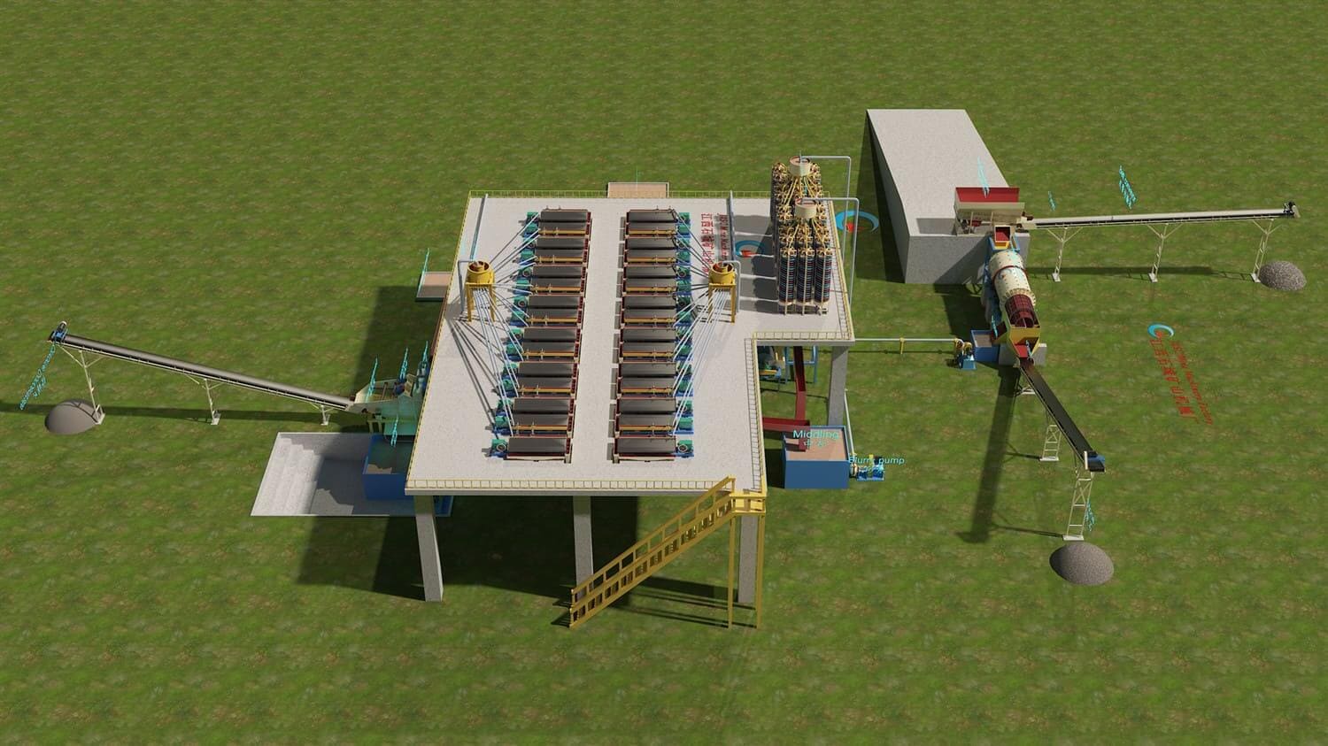 chrome washing plant-gravity 100tph