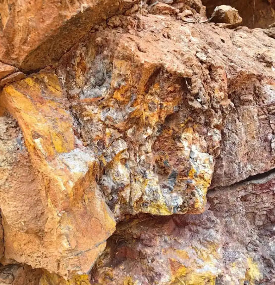 oxidized gold deposits