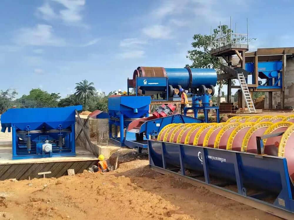 Nigeria 100TPH Alluvial Tin Ore Processing Plant