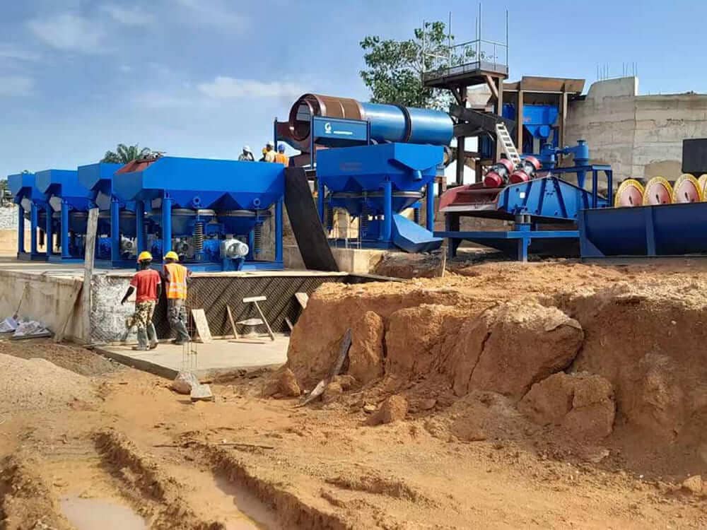 Nigeria 100TPH Alluvial Tin Ore Processing Plant