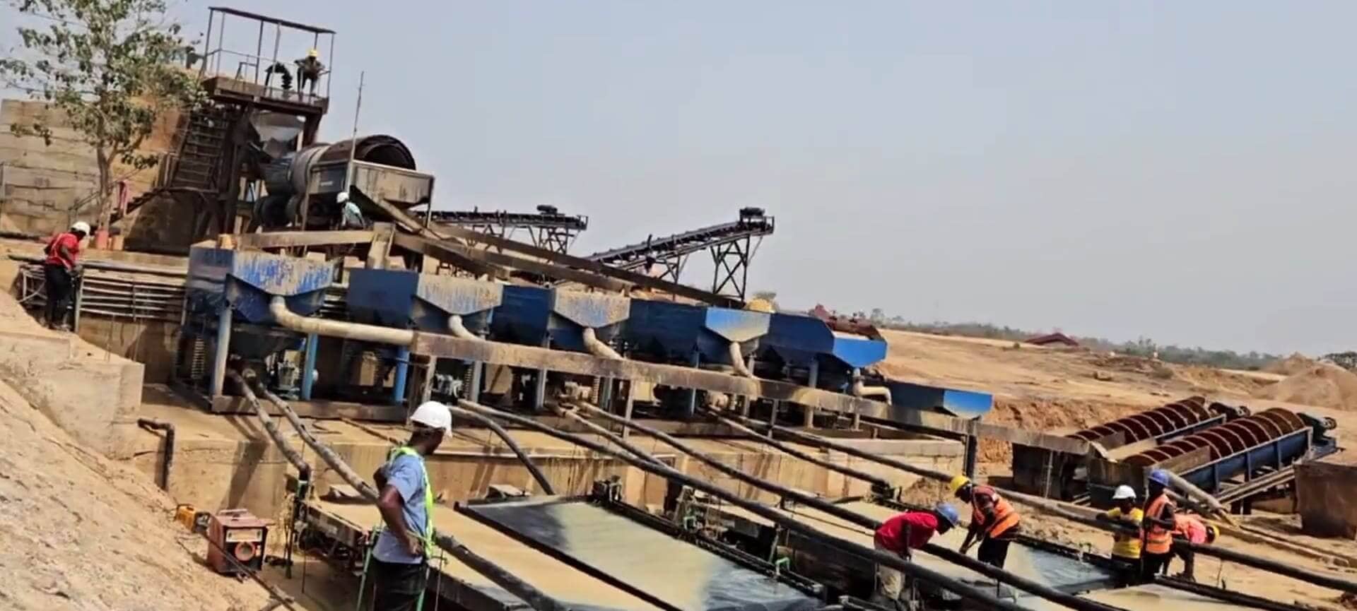 Nigeria 100TPH Alluvial Tin Ore Processing Plant