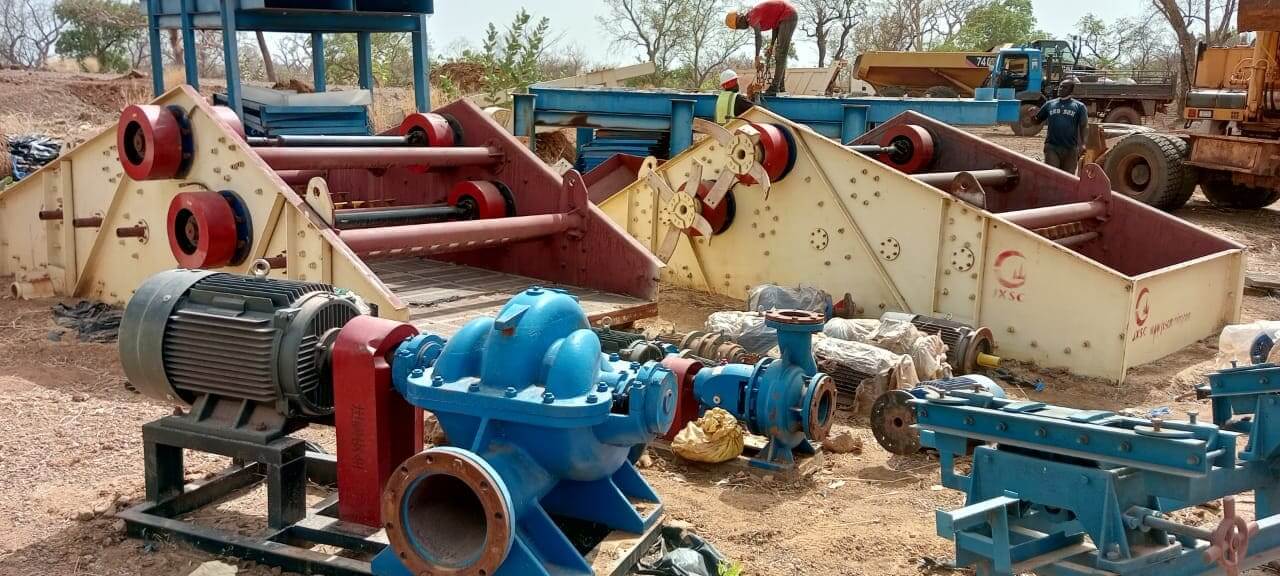 Mali 200TPH Alluvial Gold Wash Plant