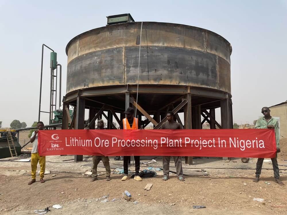120TPD Lithium Processing Plant in Nigeria in 2023