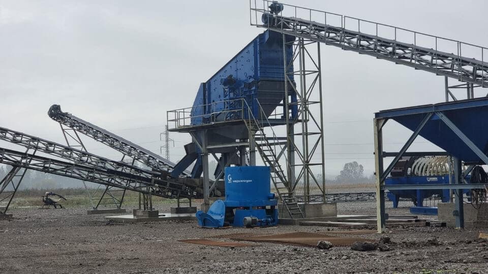 Romania 20TPH Alluvial Gold Plant