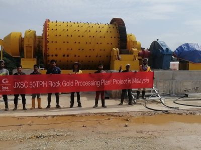 Malaysia 50TPH Rock Gold Processing Plant