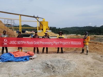 Malaysia 50TPH Rock Gold Processing Plant