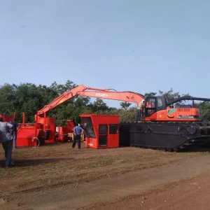 Mali 60TPH Amphibious Alluvial gold washing plant