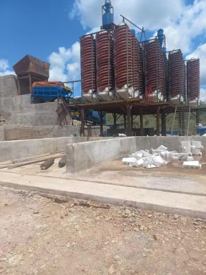Zimbabwe 40TPH Alluvial Chrome Process Plant
