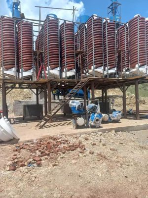 Zimbabwe 40TPH Alluvial Chrome Process Plant